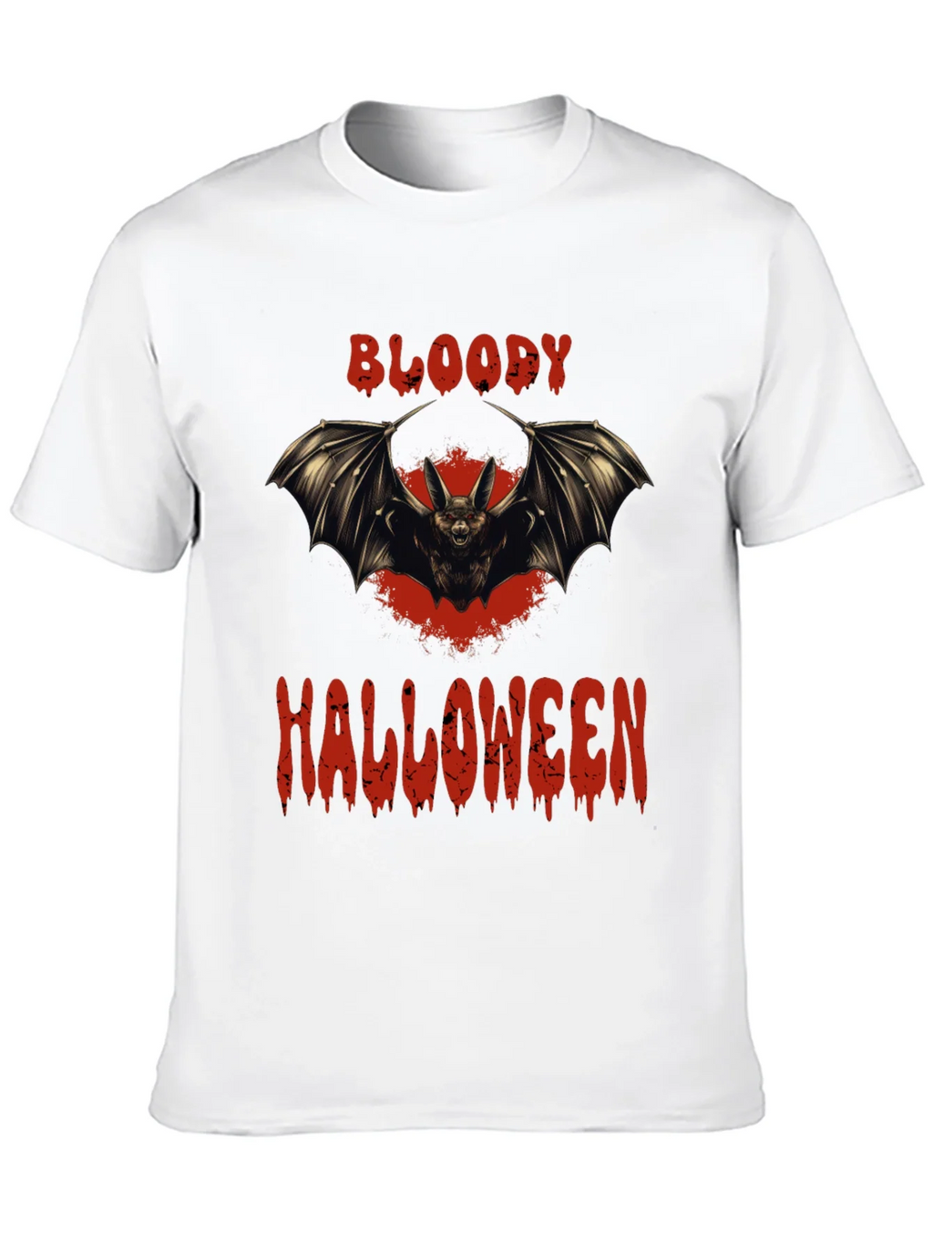 Bloody Halloween Bat Graphic T-Shirt product image 9