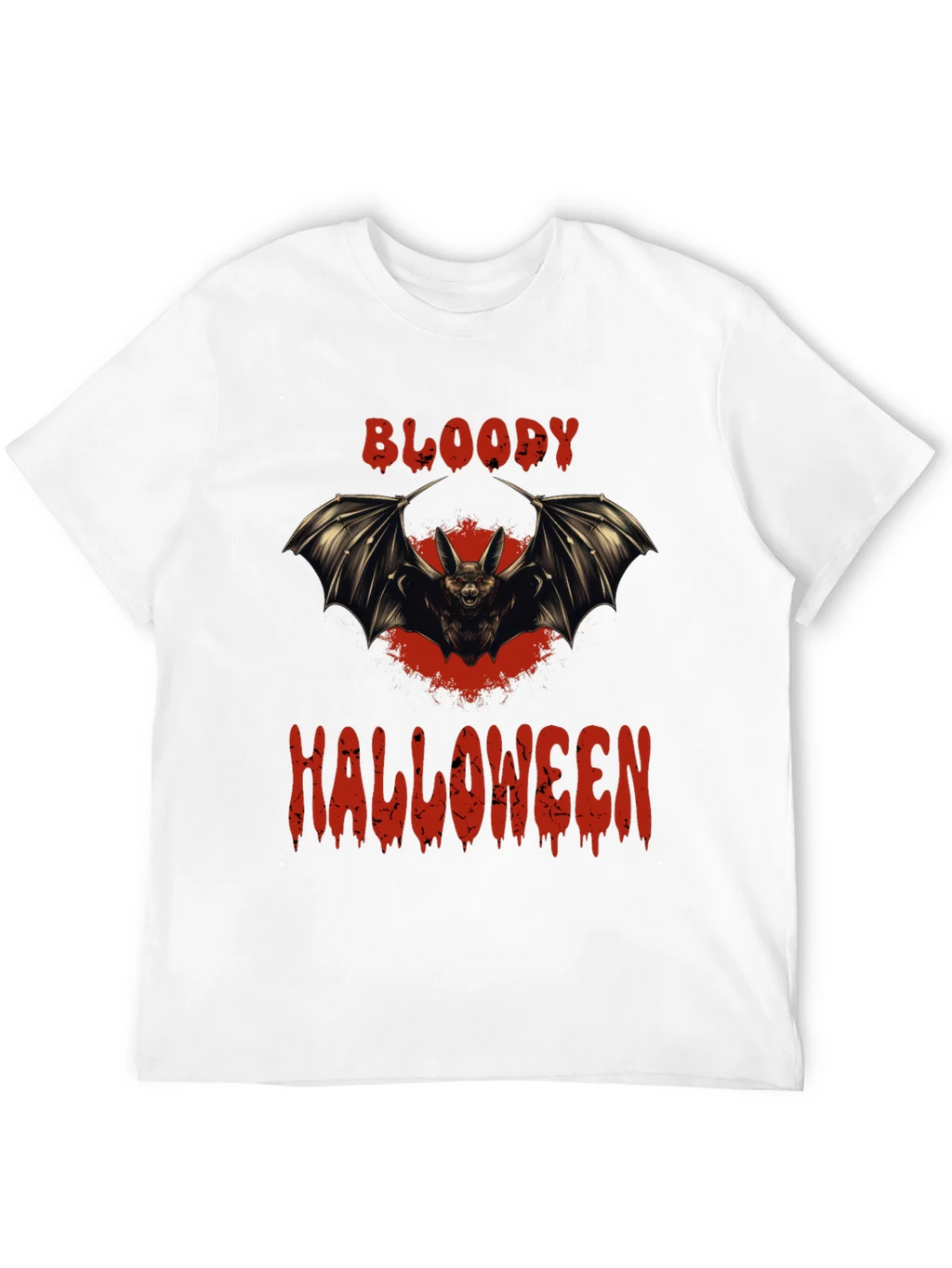 Bloody Halloween Bat Graphic T-Shirt product image 11