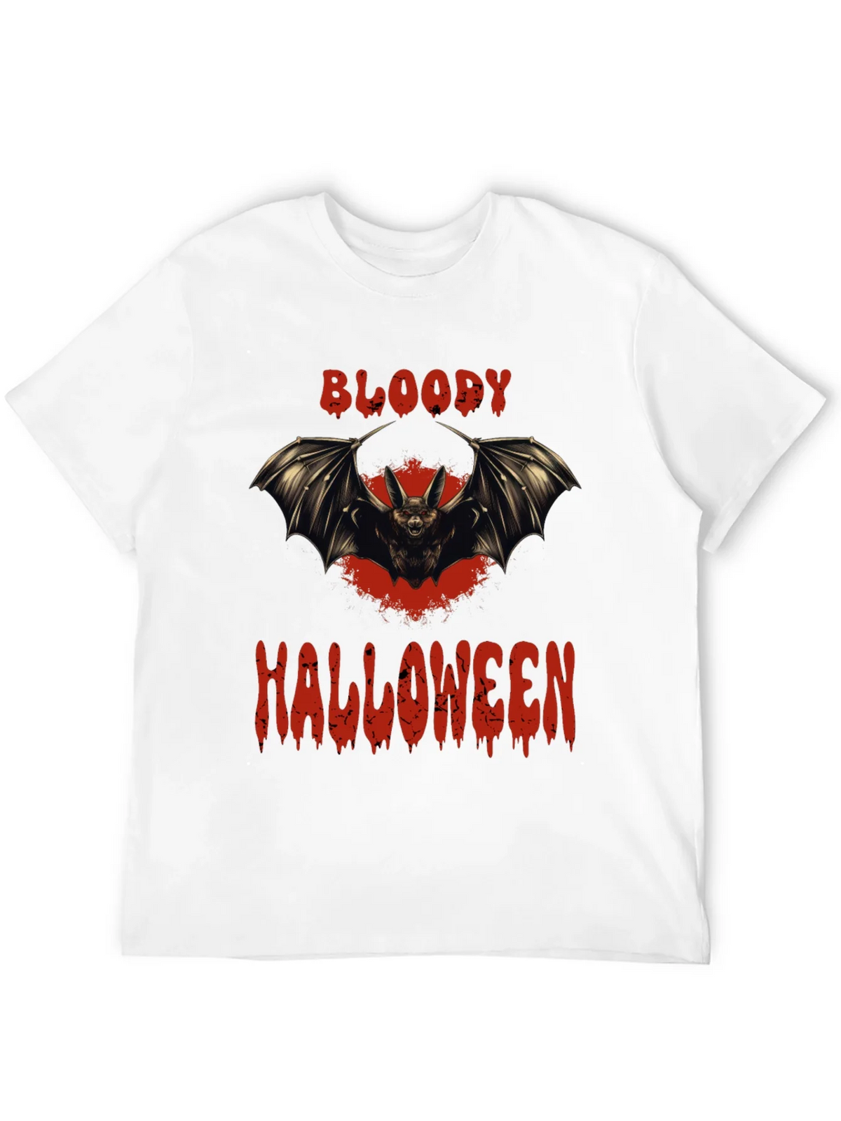 Bloody Halloween Bat Graphic T-Shirt product image 11