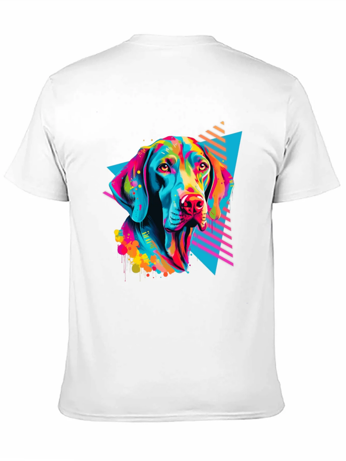 Vibrant Dog Graphic T-Shirt - Bold 80s Style product image 10