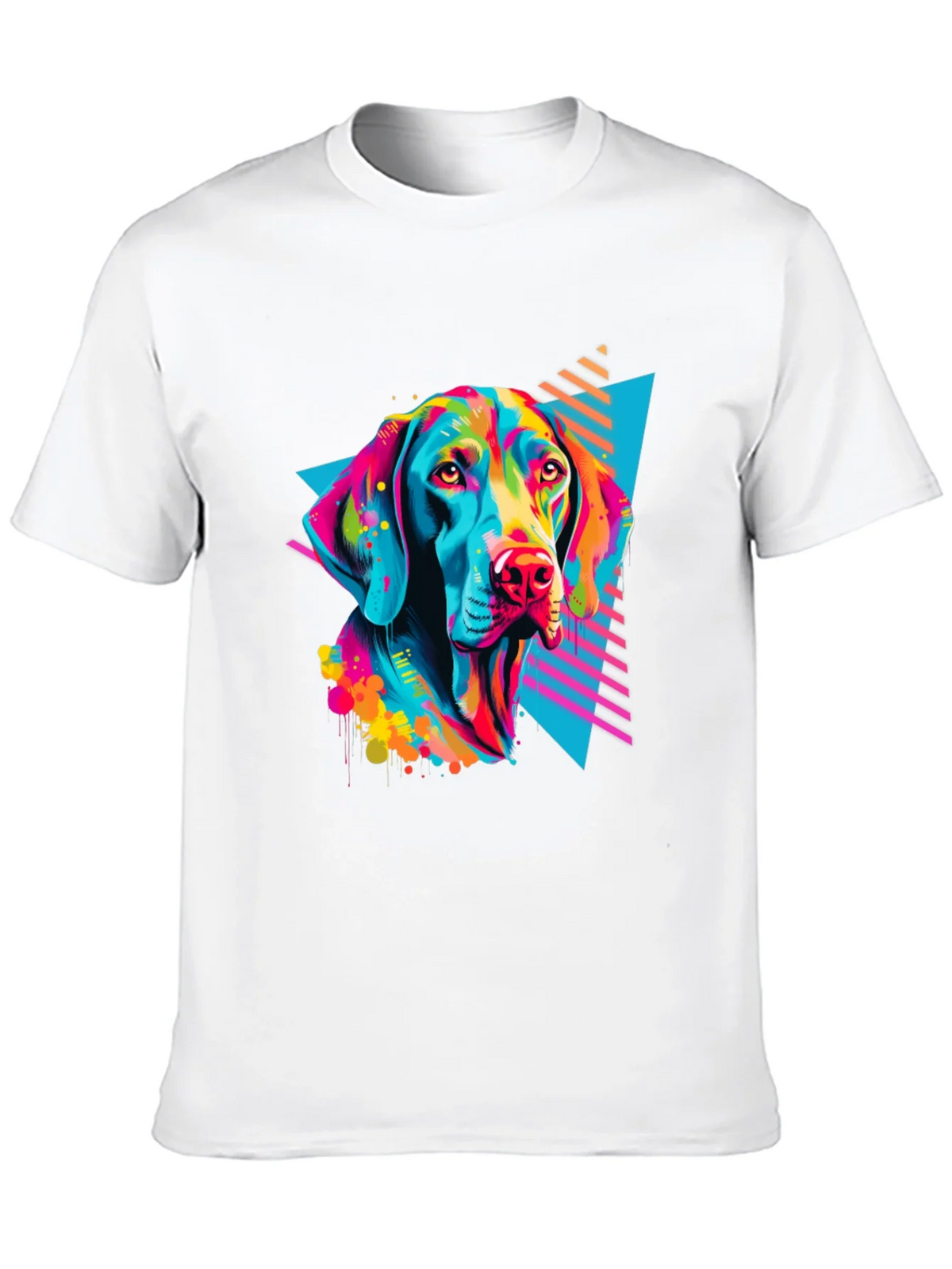 Vibrant Dog Graphic T-Shirt - Bold 80s Style product image 9