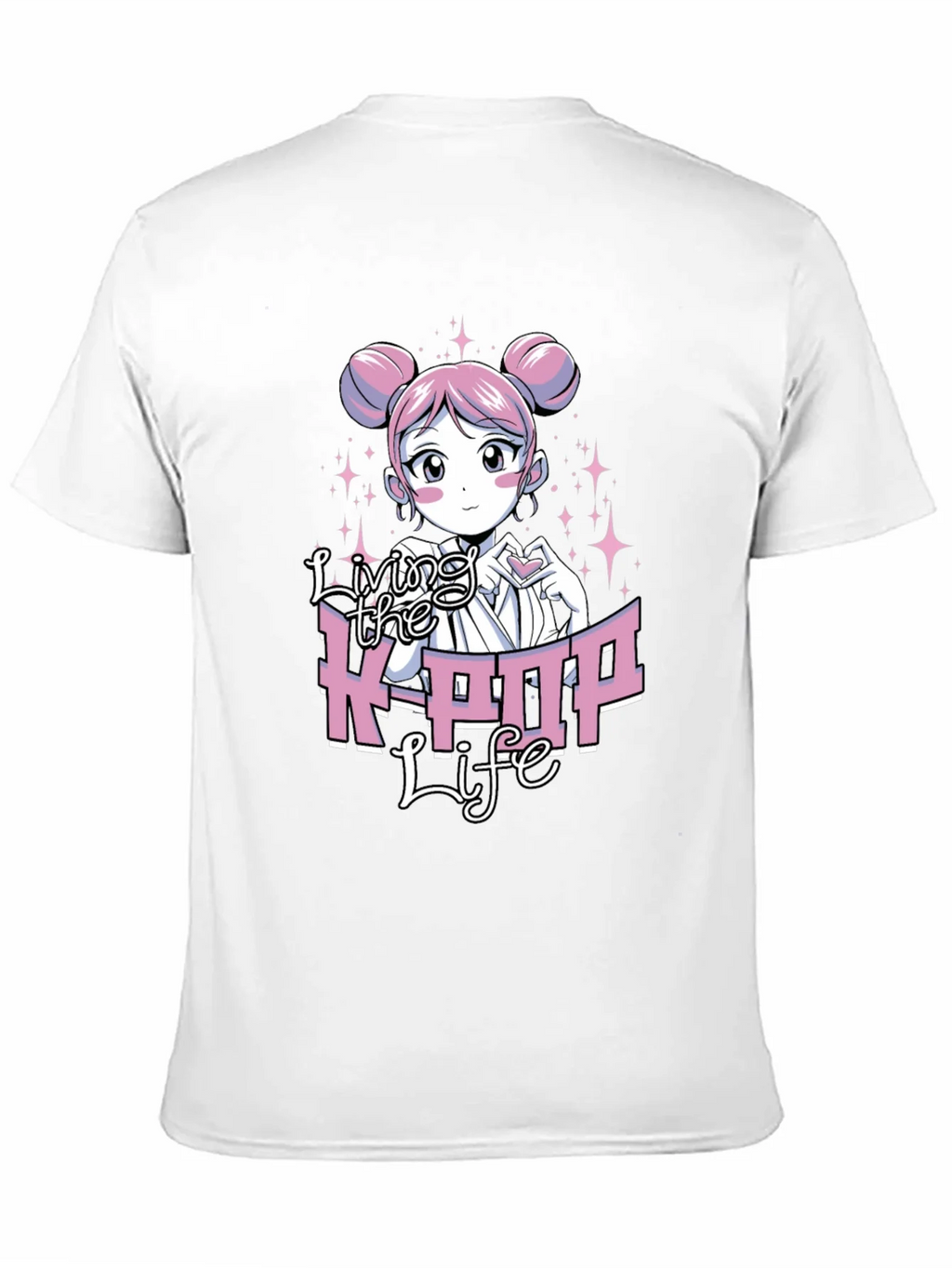Living the K-POP Life Black Graphic Tee product image 10