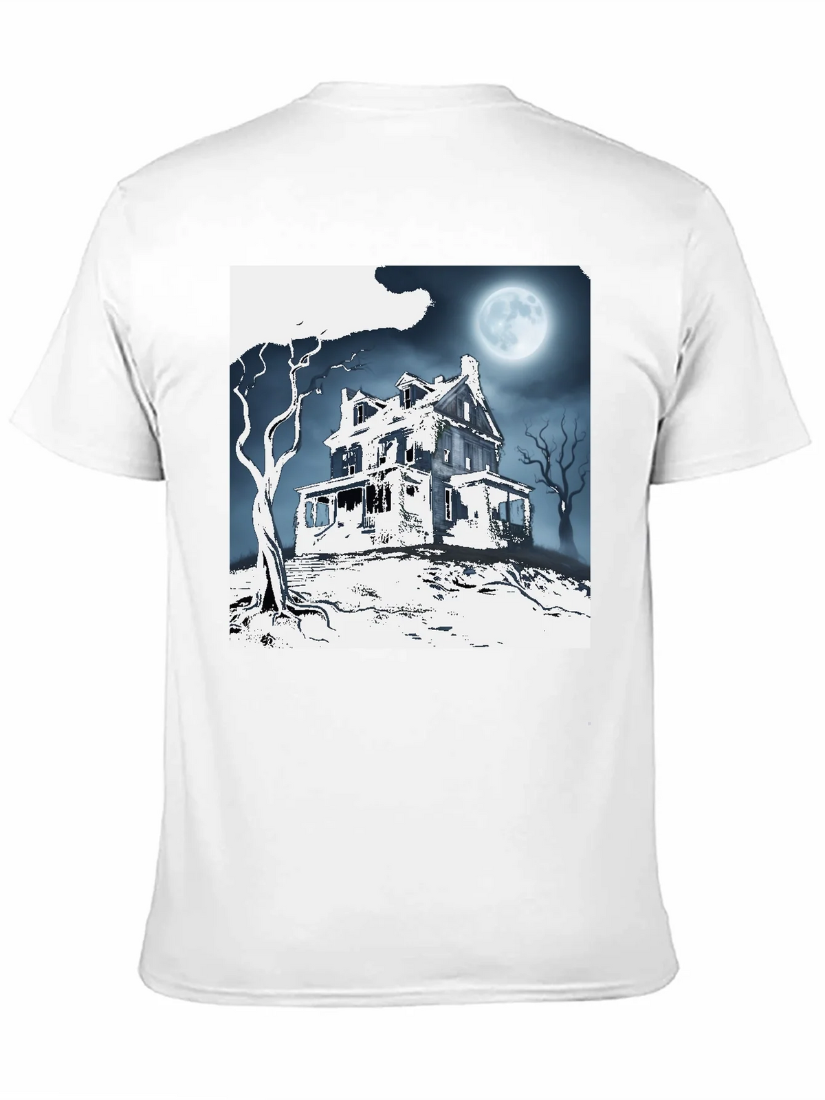 Spooky Haunted House Graphic Tee product image 10