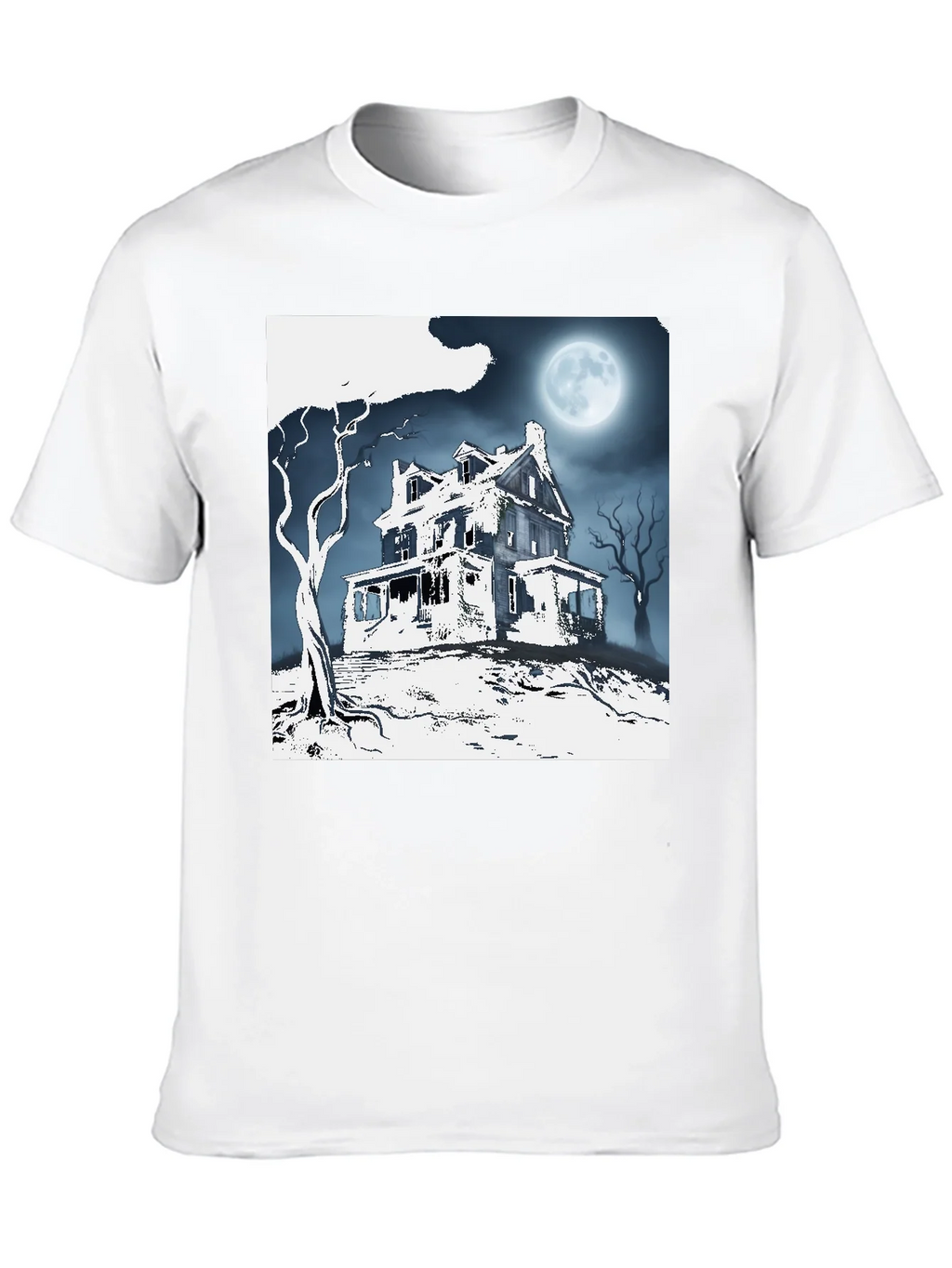 Spooky Haunted House Graphic Tee product image 9