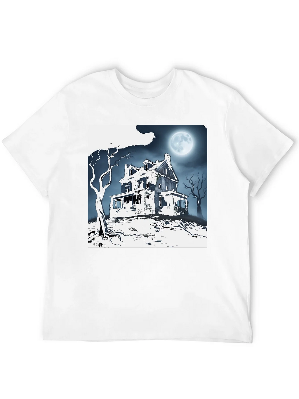 Spooky Haunted House Graphic Tee product image 11