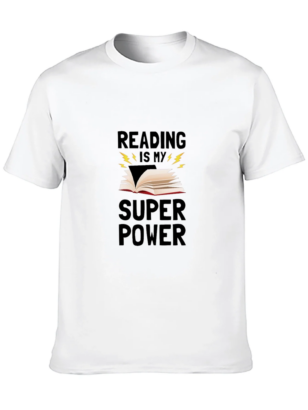 Reading is My Super Power Graphic T-Shirt product image 6