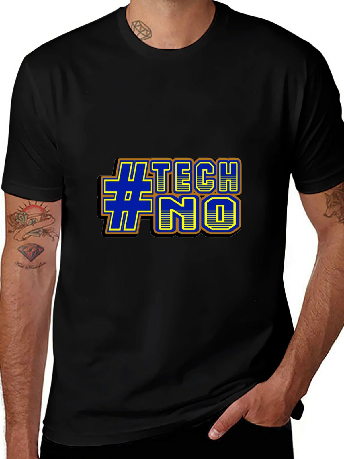 #TECHNO Graphic Tee - Bold Design Comfortable Fit product image 1