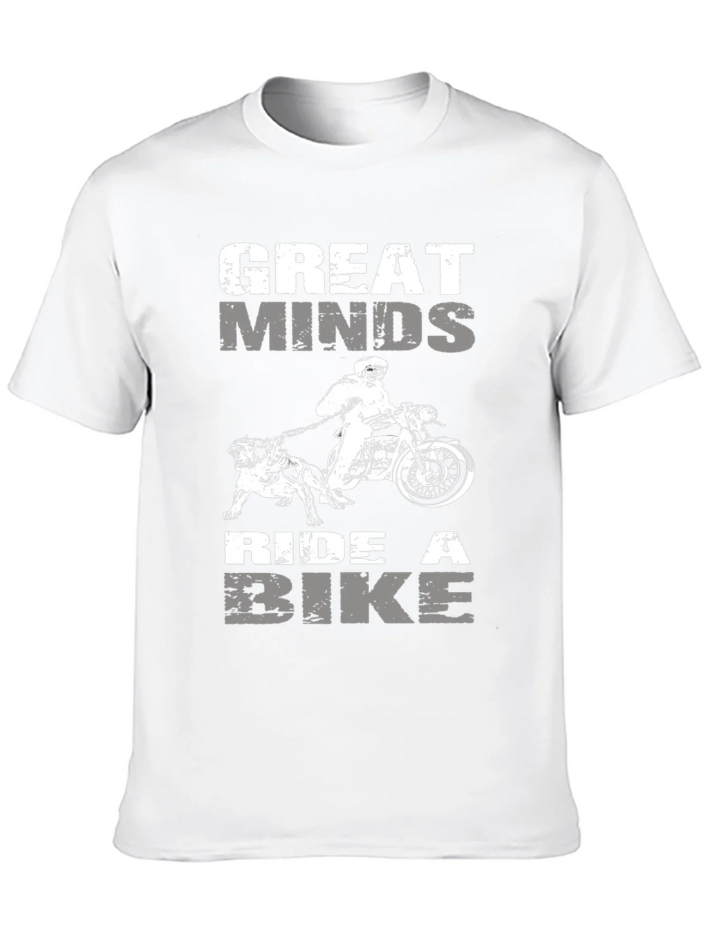 Great Minds Ride Bike Graphic Tee - Black Cotton Blend product image 9