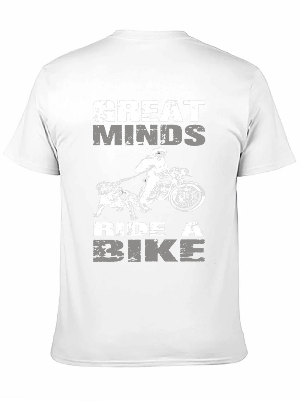 Great Minds Ride Bike Graphic Tee - Black Cotton Blend product image 10