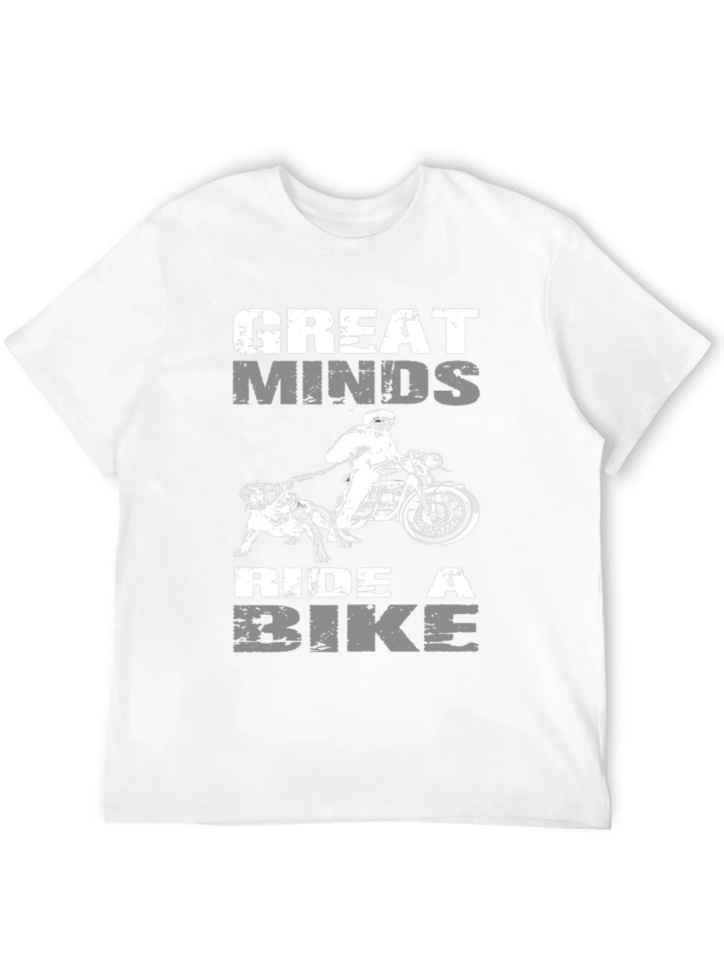 Great Minds Ride Bike Graphic Tee - Black Cotton Blend product image 11