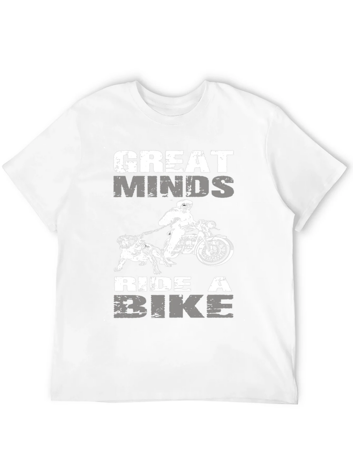 Great Minds Ride Bike Graphic Tee - Black Cotton Blend product image 11