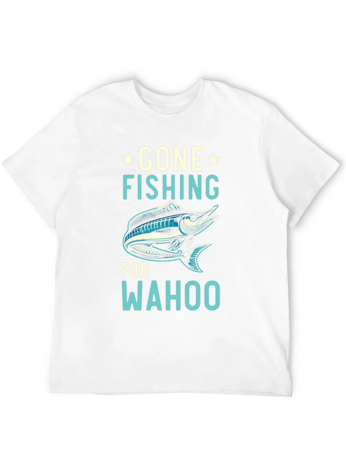 Gone Fishing for Wahoo Graphic Tee - Black product image 7