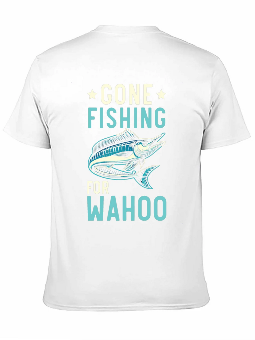 Gone Fishing for Wahoo Graphic Tee - Black product image 6