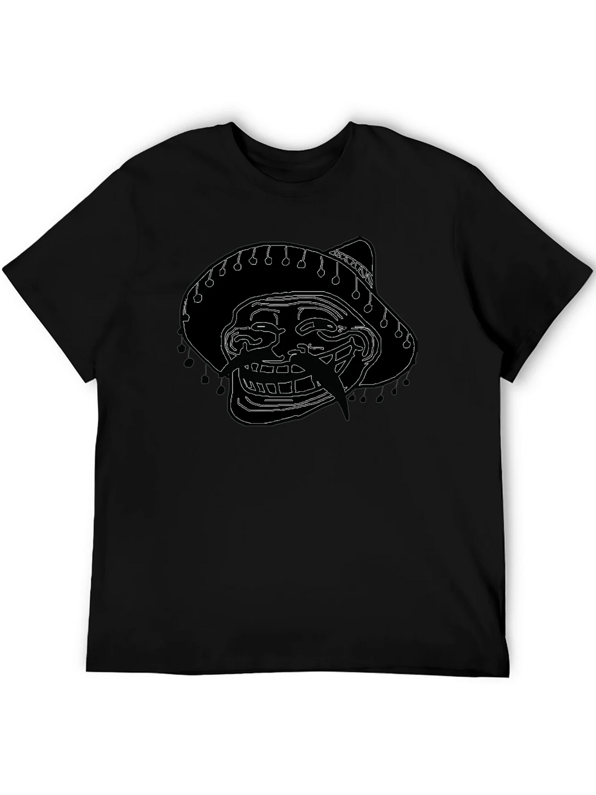 Troll Face Sombrero Graphic T-Shirt product image 5