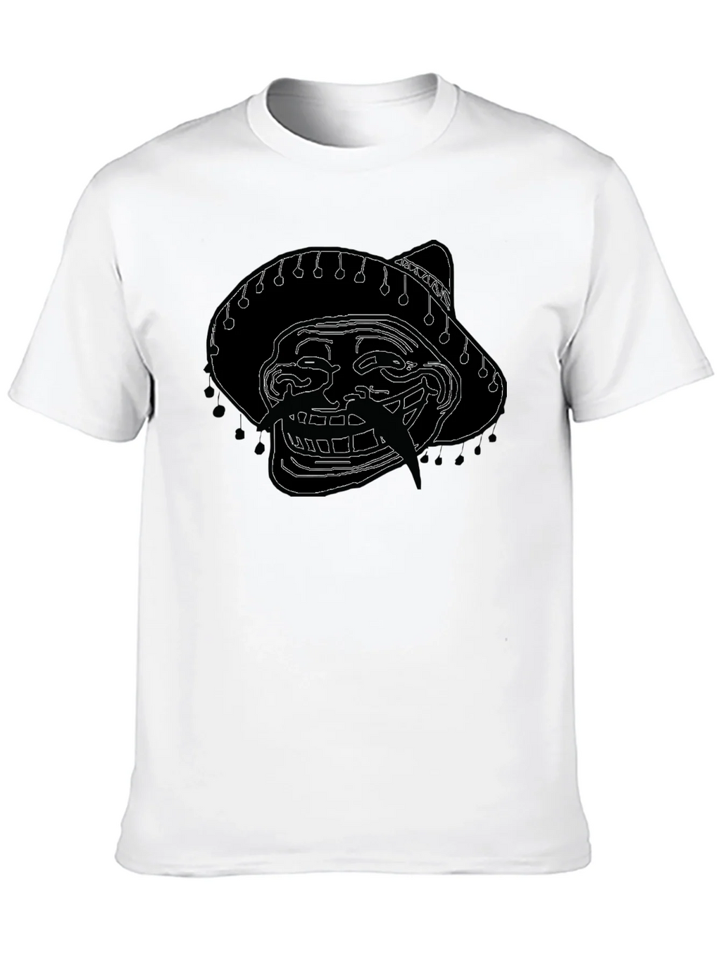 Troll Face Sombrero Graphic T-Shirt product image 9