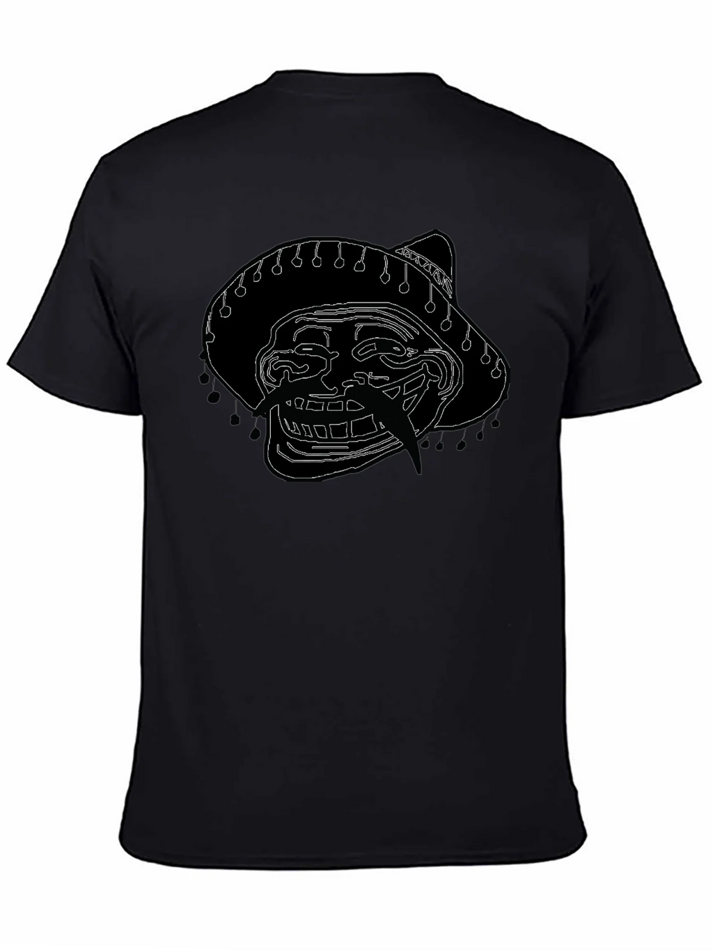 Troll Face Sombrero Graphic T-Shirt product image 4