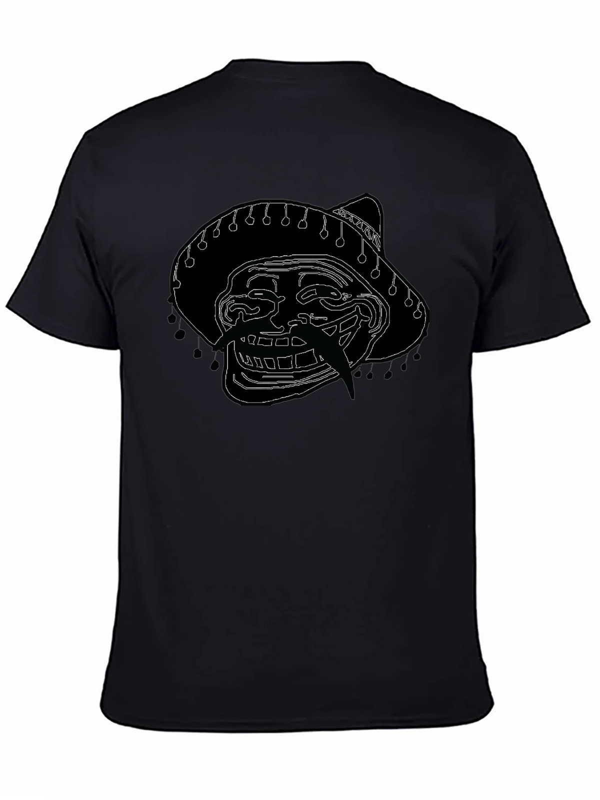 Troll Face Sombrero Graphic T-Shirt product image 4