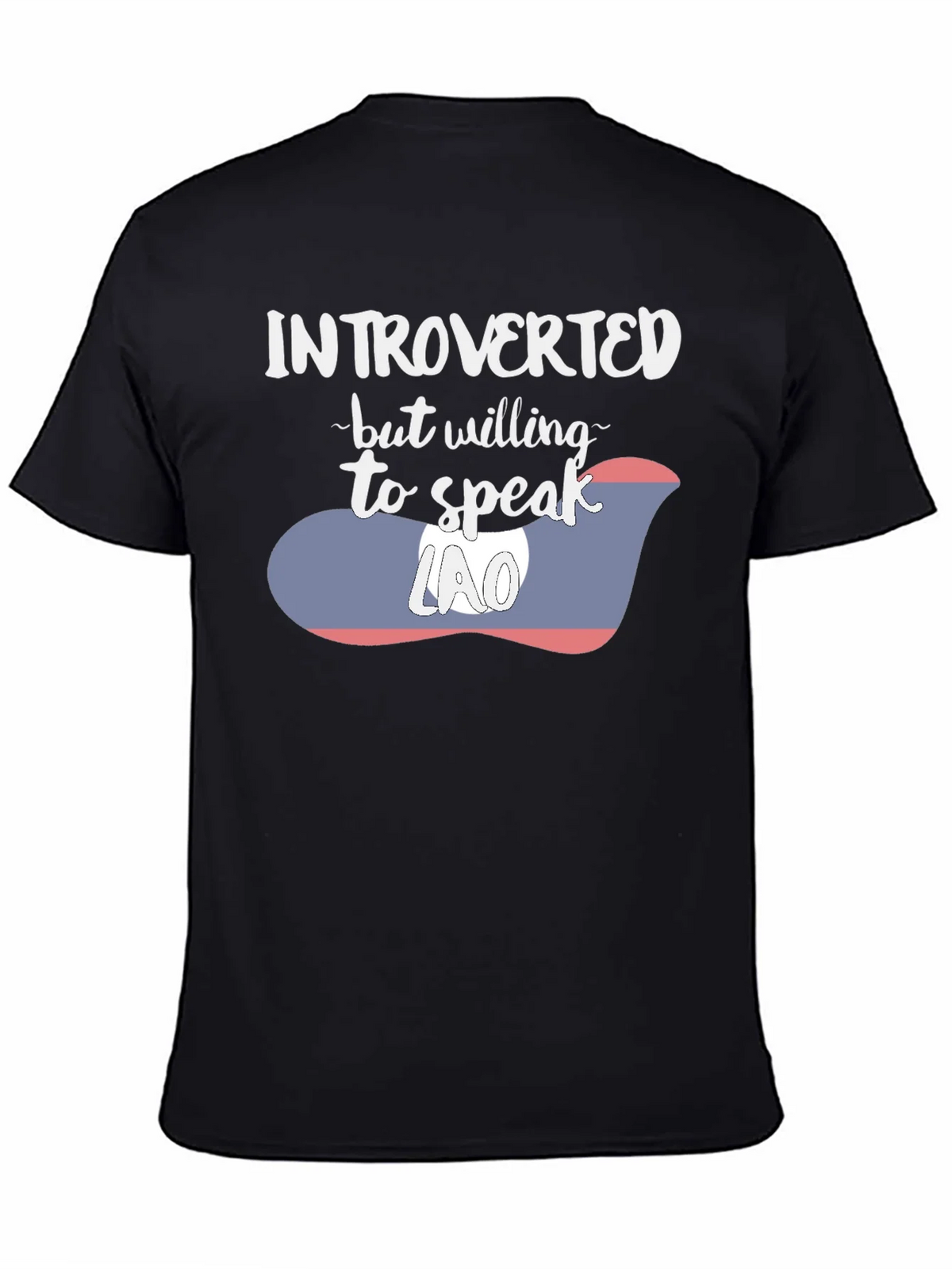 Introverted Lao Flag Graphic Tee product image 4