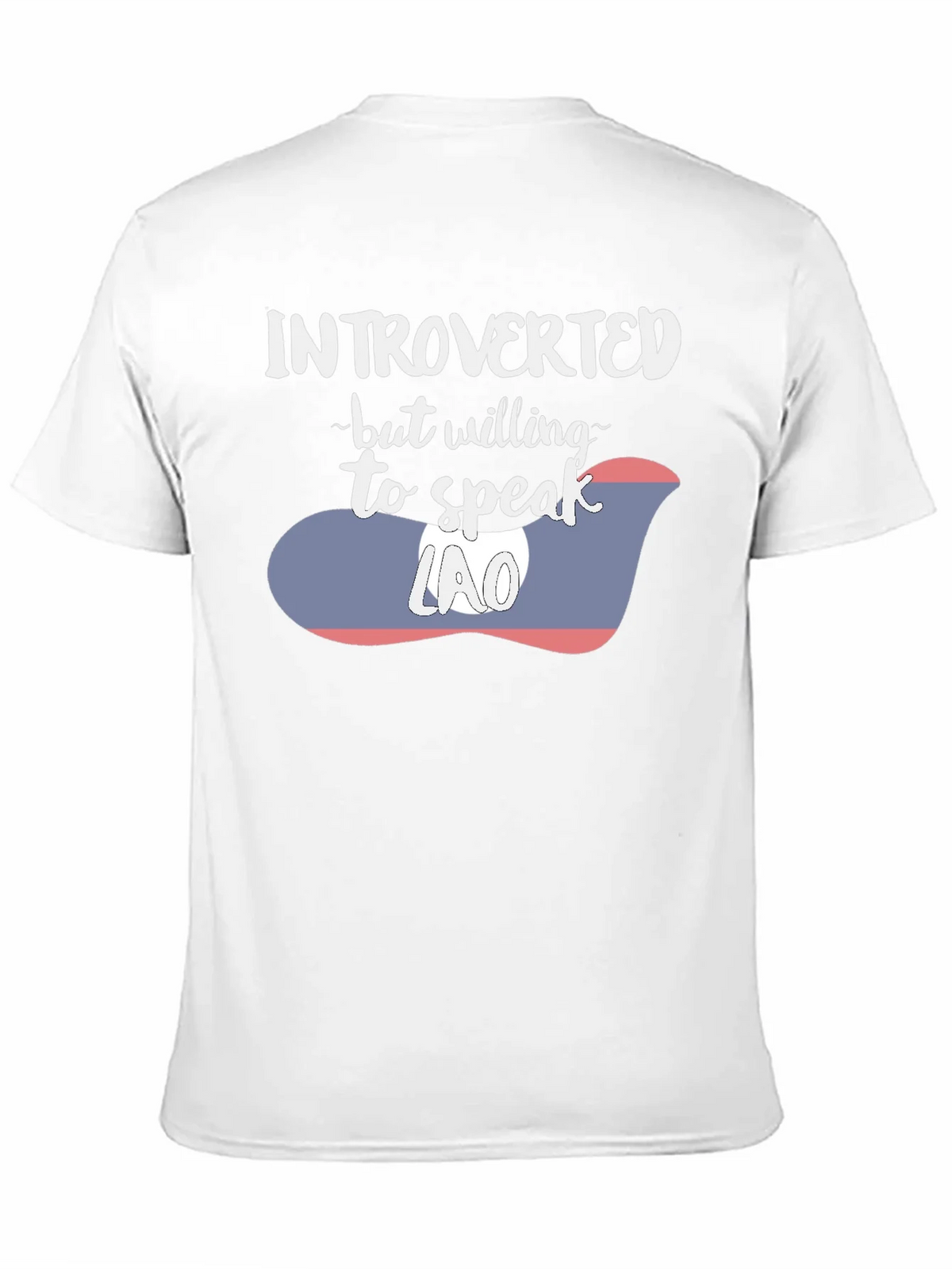 Introverted Lao Flag Graphic Tee product image 10
