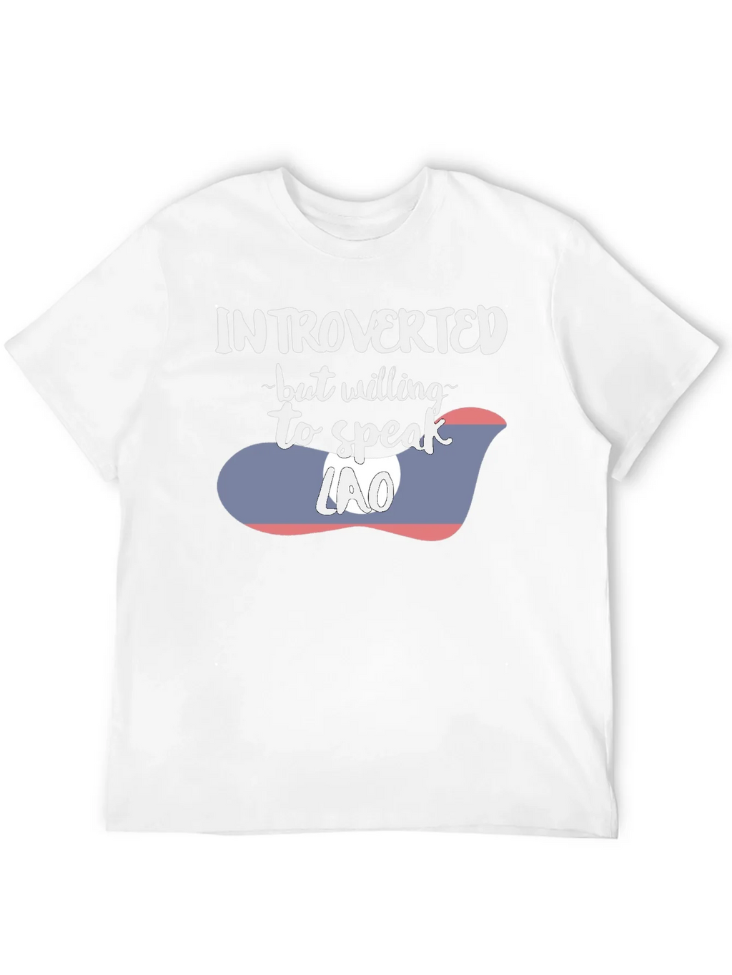 Introverted Lao Flag Graphic Tee product image 11