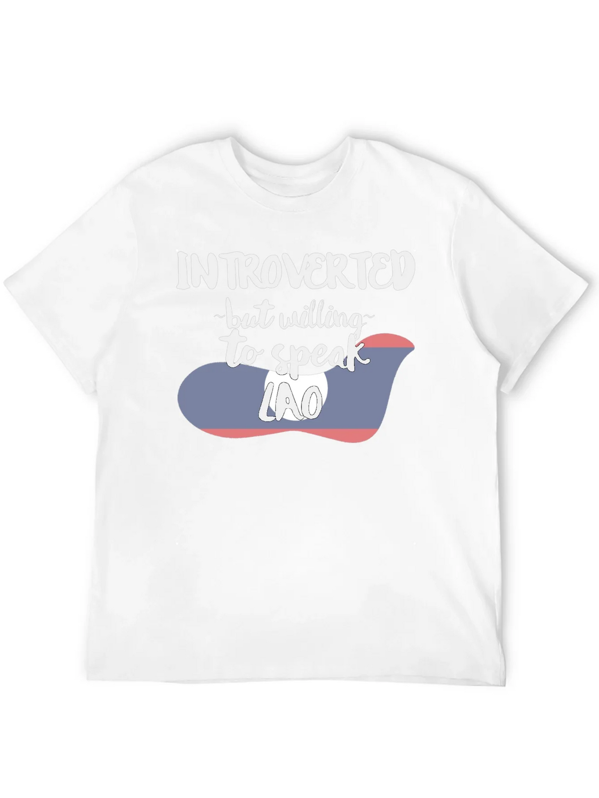 Introverted Lao Flag Graphic Tee product image 11