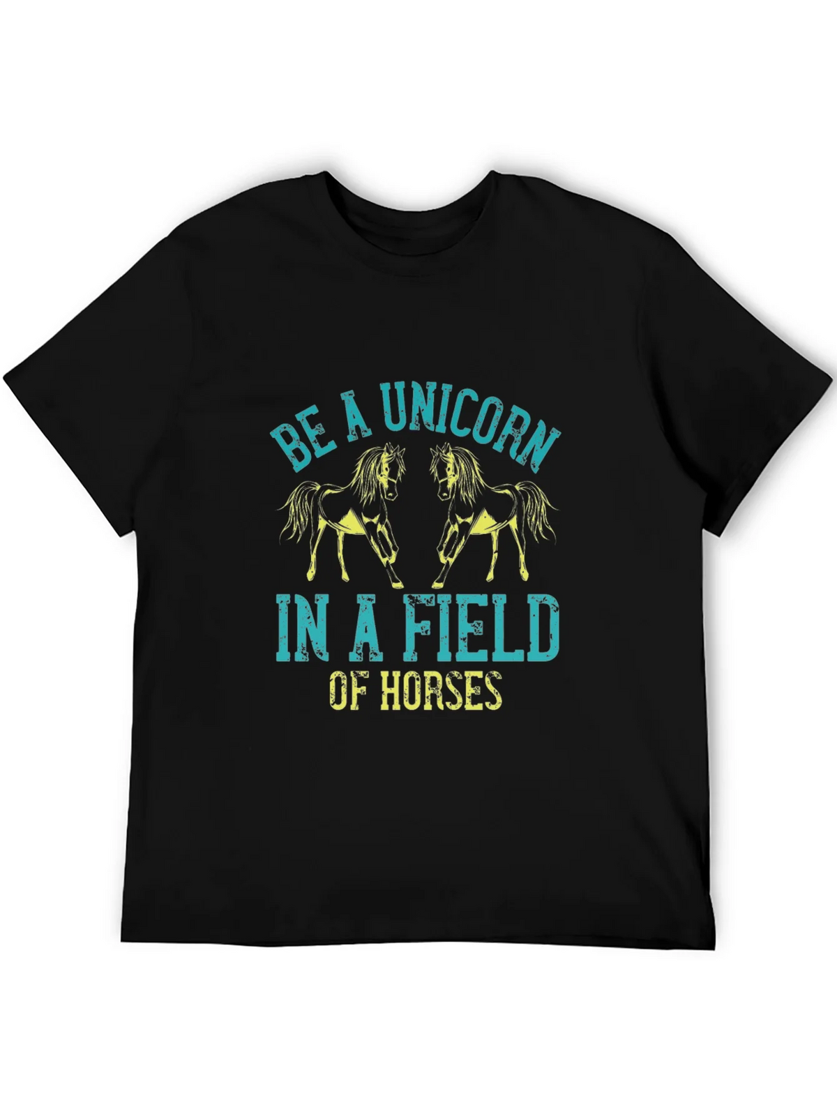 Be A Unicorn In A Field Of Horses Graphic Tee product image 5