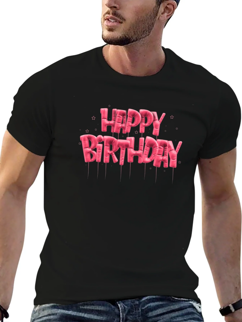 Happy Birthday Balloon Lettering T-Shirt product image 6