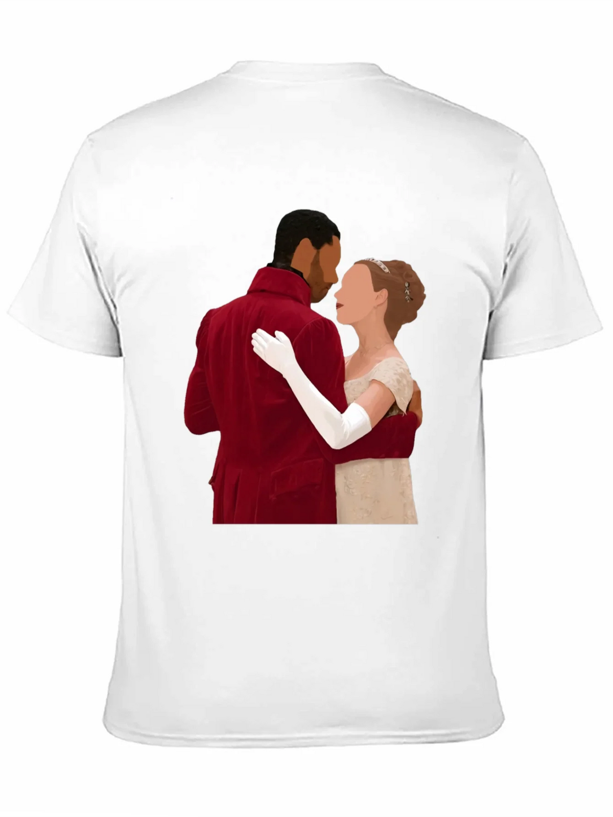 Bridgerton Couple Black T-Shirt product image 3
