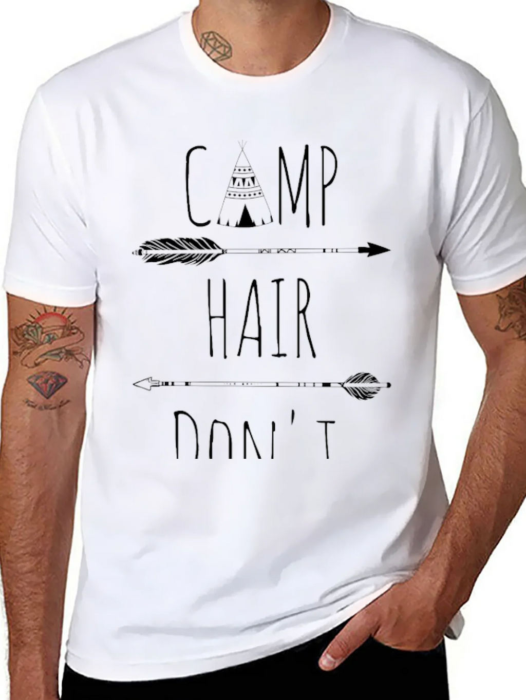 Camp Hair Dont Care Graphic T-Shirt product image 6