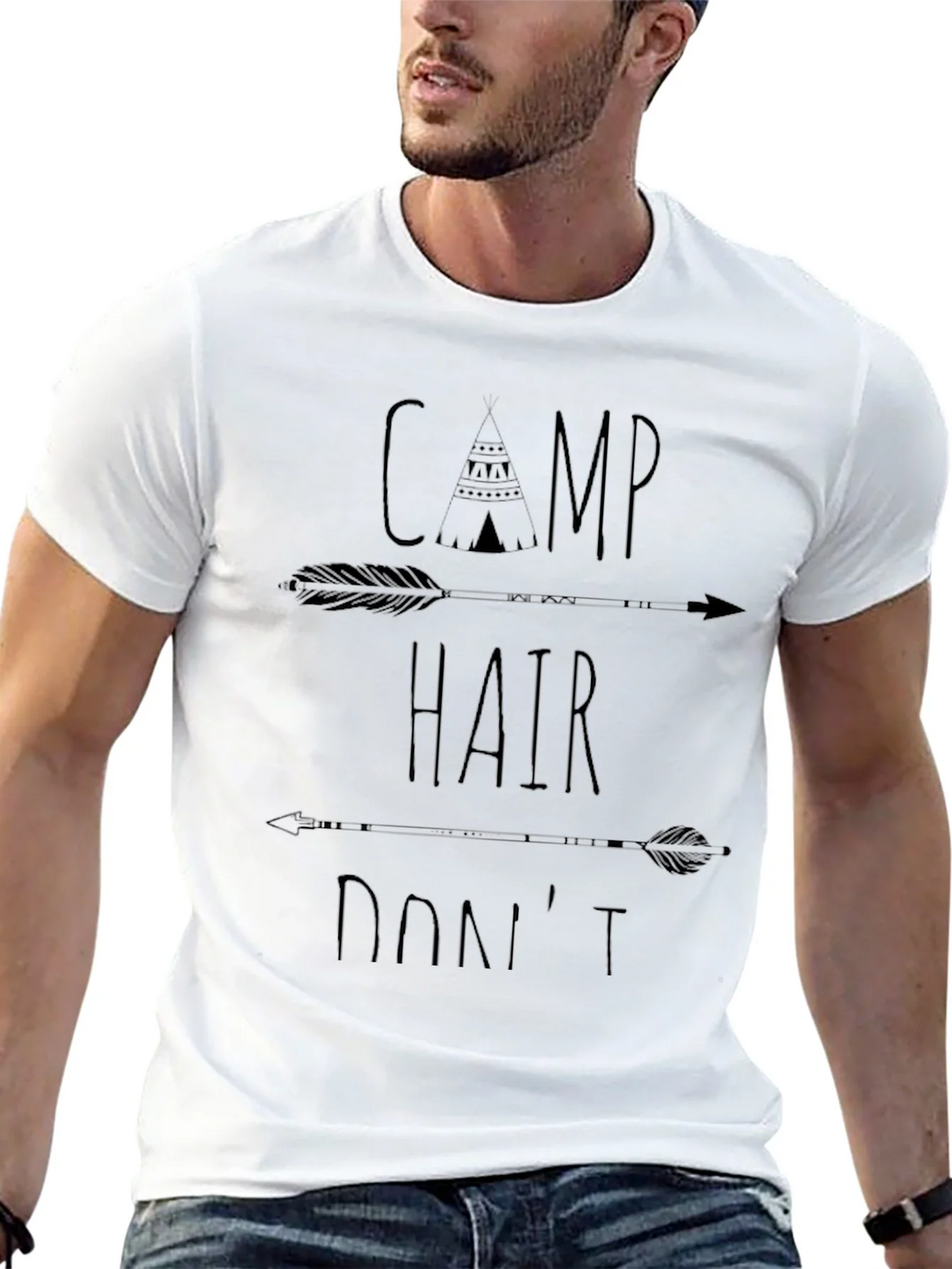 Camp Hair Dont Care Graphic T-Shirt product image 11