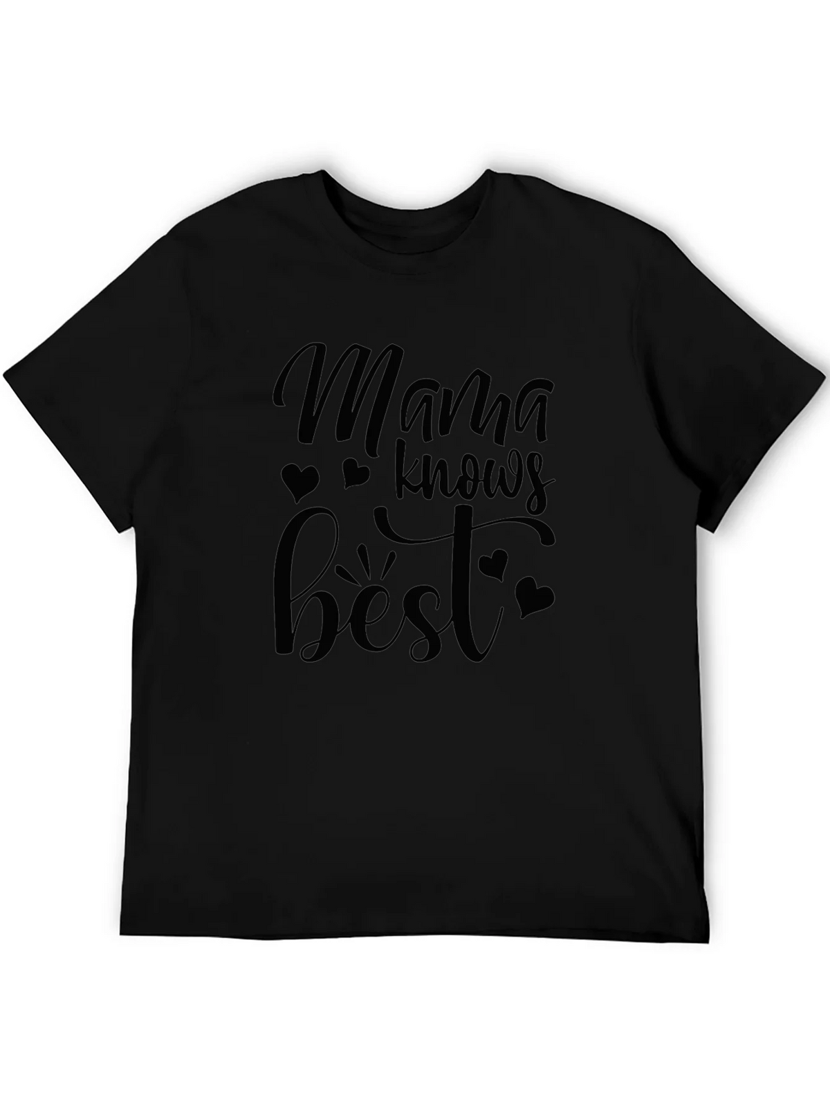 Mama Knows Best Graphic Tee - Black T-Shirt product image 5