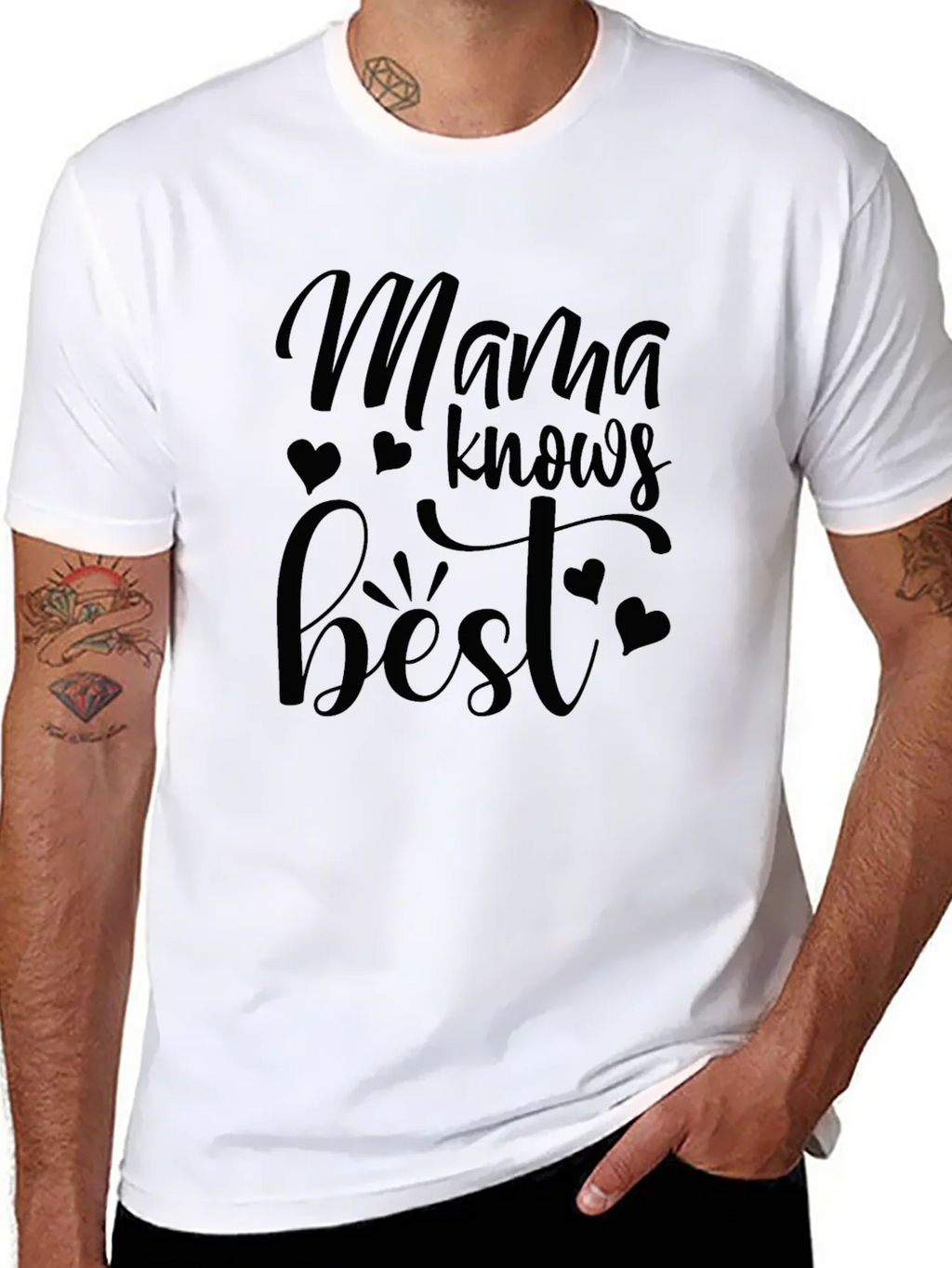 Mama Knows Best Graphic Tee - Black T-Shirt product image 7
