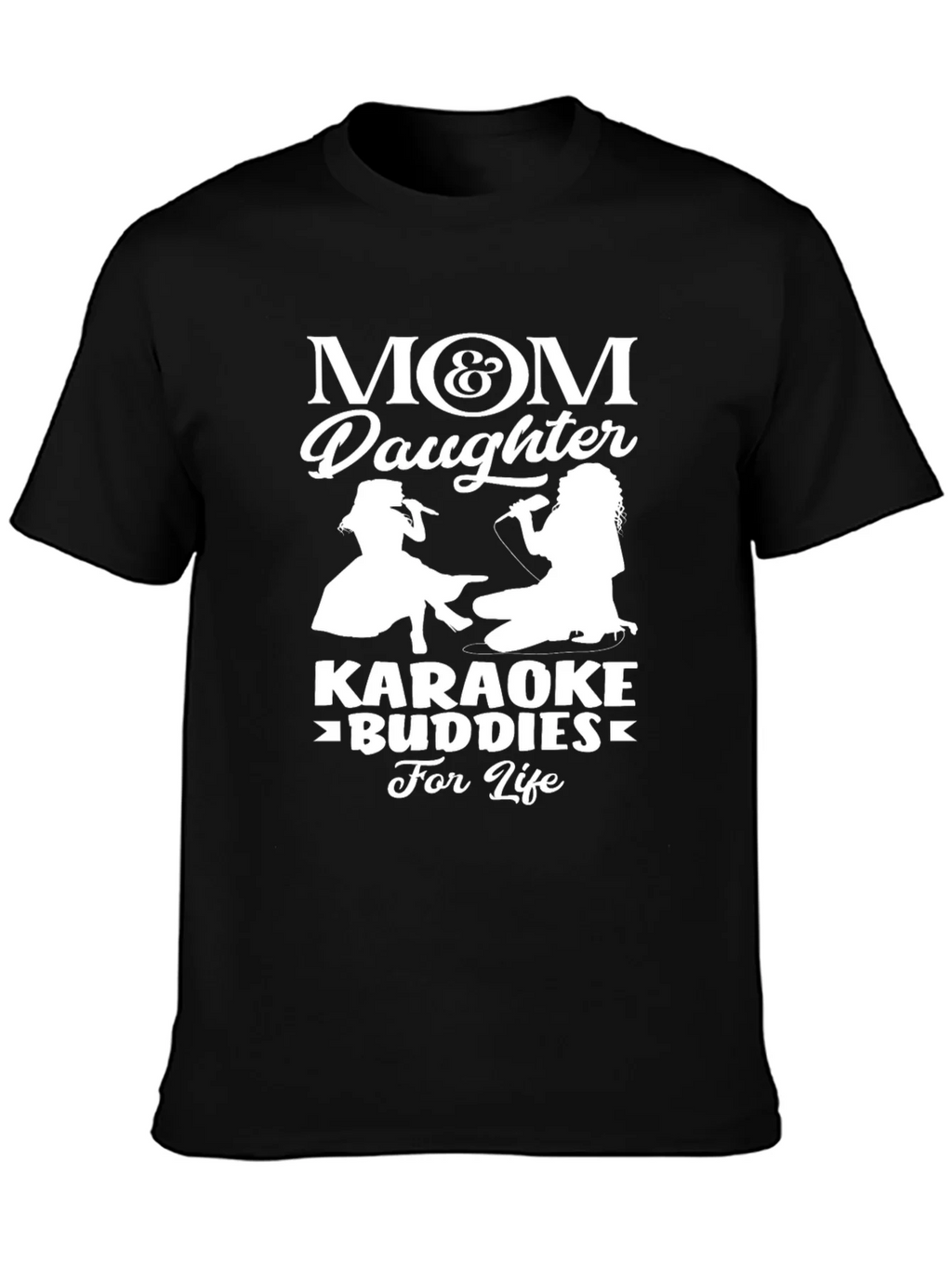 Mom & Daughter Karaoke Buddies T-Shirt product image 3