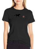 Horse Heartbeat T-Shirt - Equestrian Love product image 1