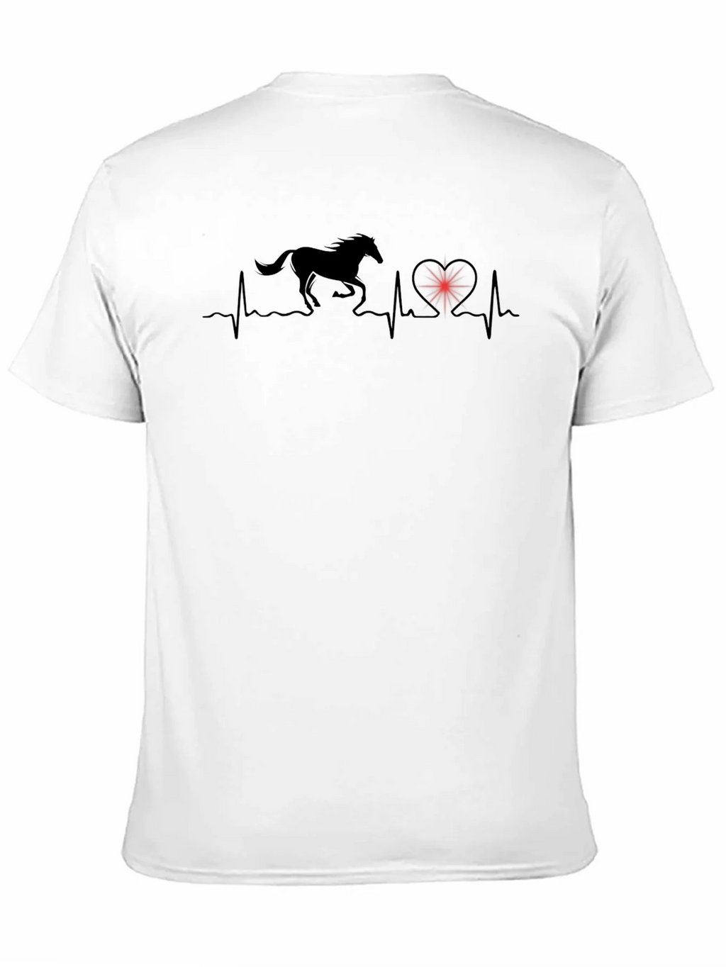 Horse Heartbeat T-Shirt - Equestrian Love product image 3