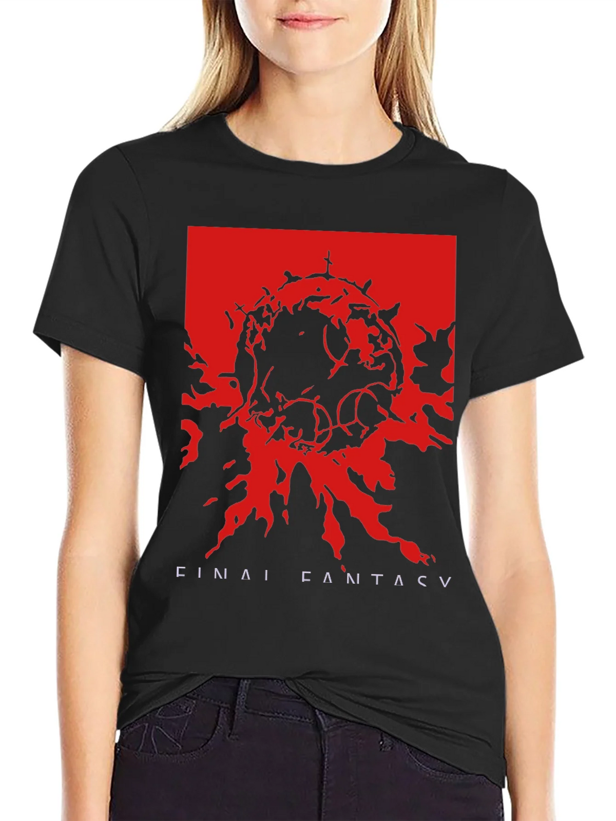 Final Fantasy V Graphic T-Shirt - Black product image 2