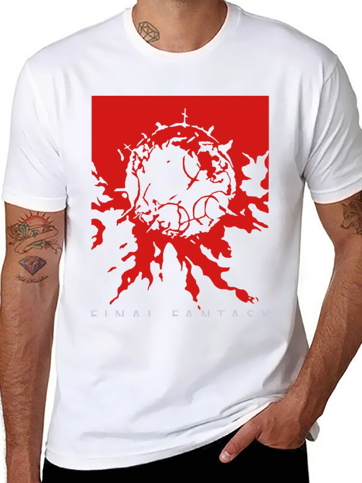 Final Fantasy V Graphic T-Shirt - Black product image 7