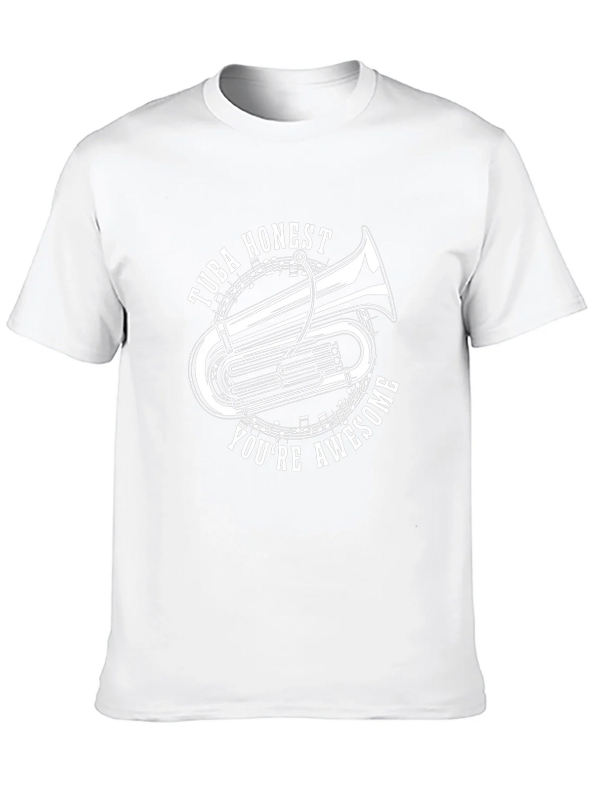 Tuba Honest Youre Awesome Graphic Tee product image 9