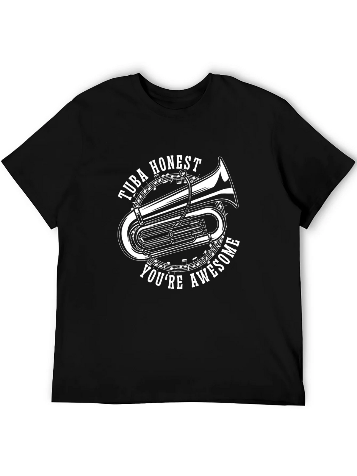 Tuba Honest Youre Awesome Graphic Tee product image 5