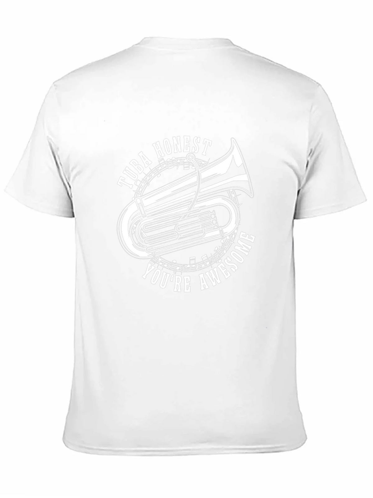 Tuba Honest Youre Awesome Graphic Tee product image 10