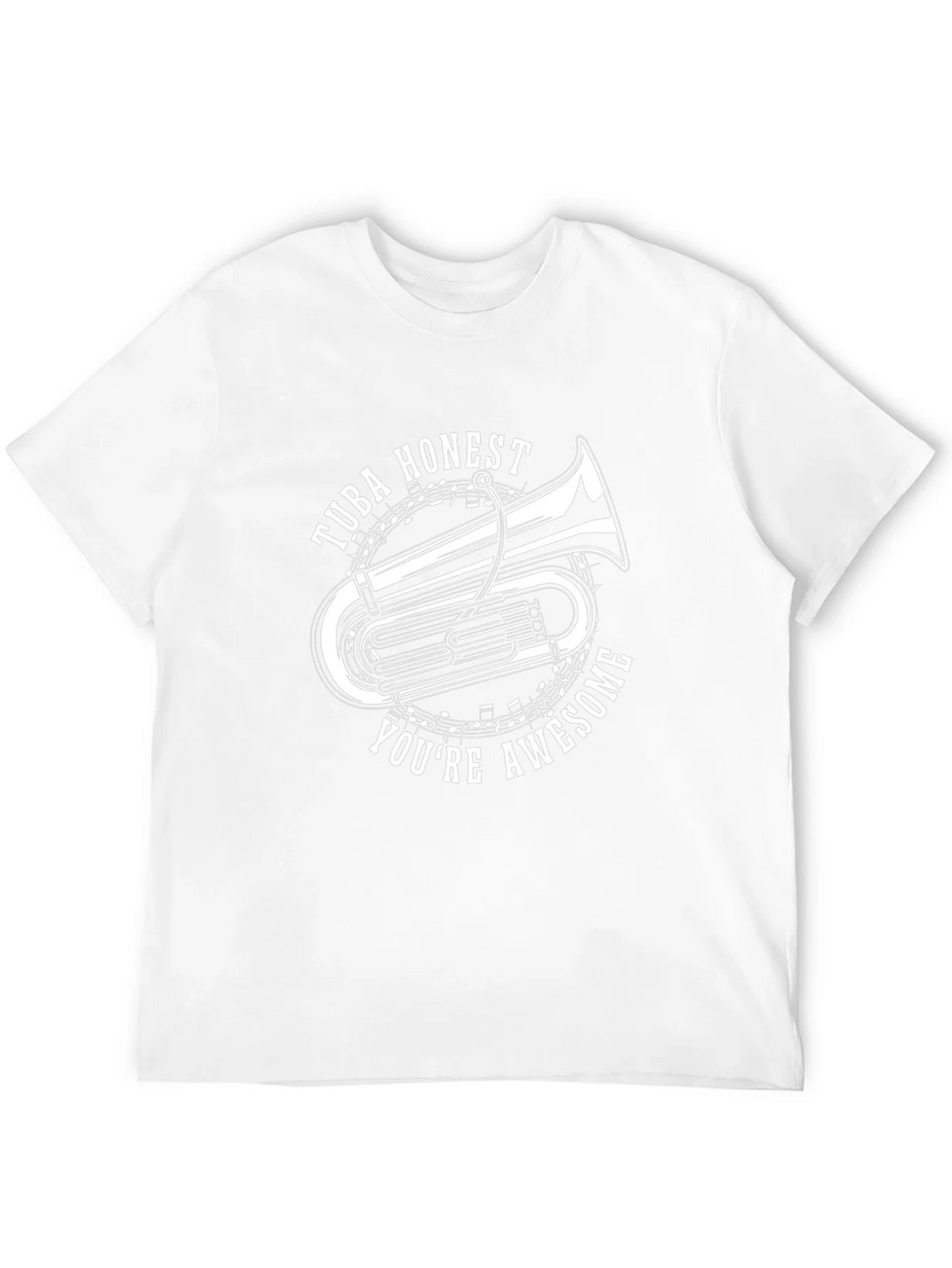 Tuba Honest Youre Awesome Graphic Tee product image 11