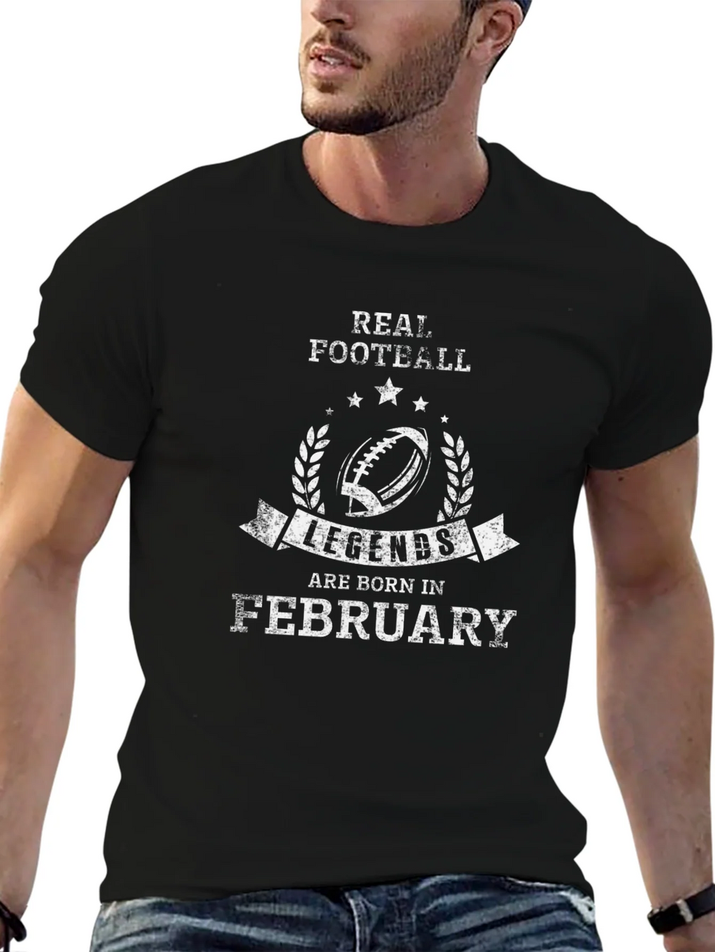 Real Football Legends Born in February T-Shirt product image 6