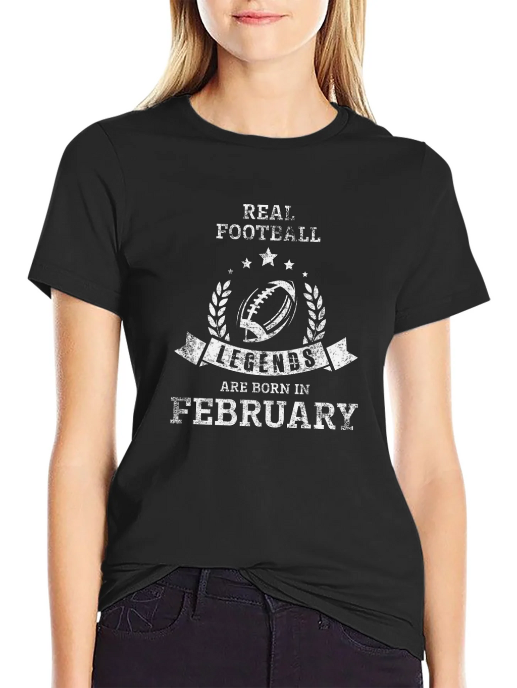 Real Football Legends Born in February T-Shirt product image 2