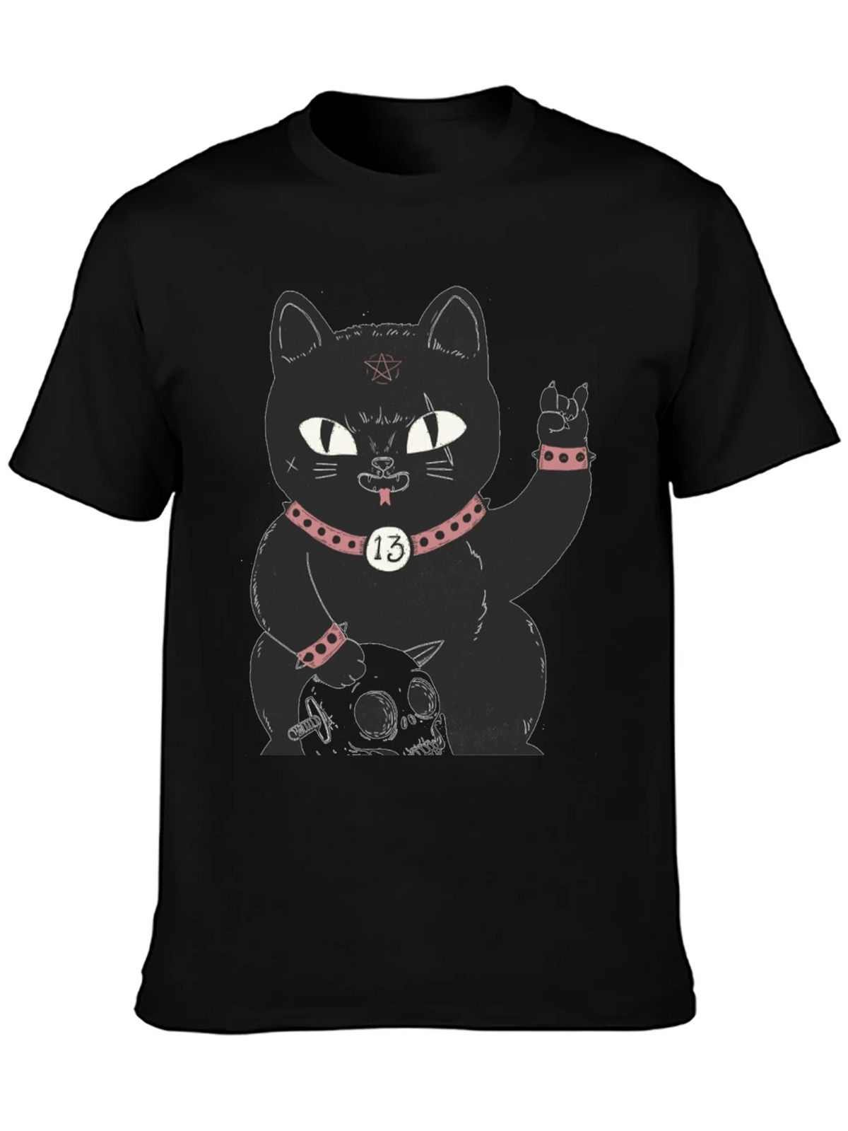 Gothic Black Cat T-Shirt - Rock On! product image 3