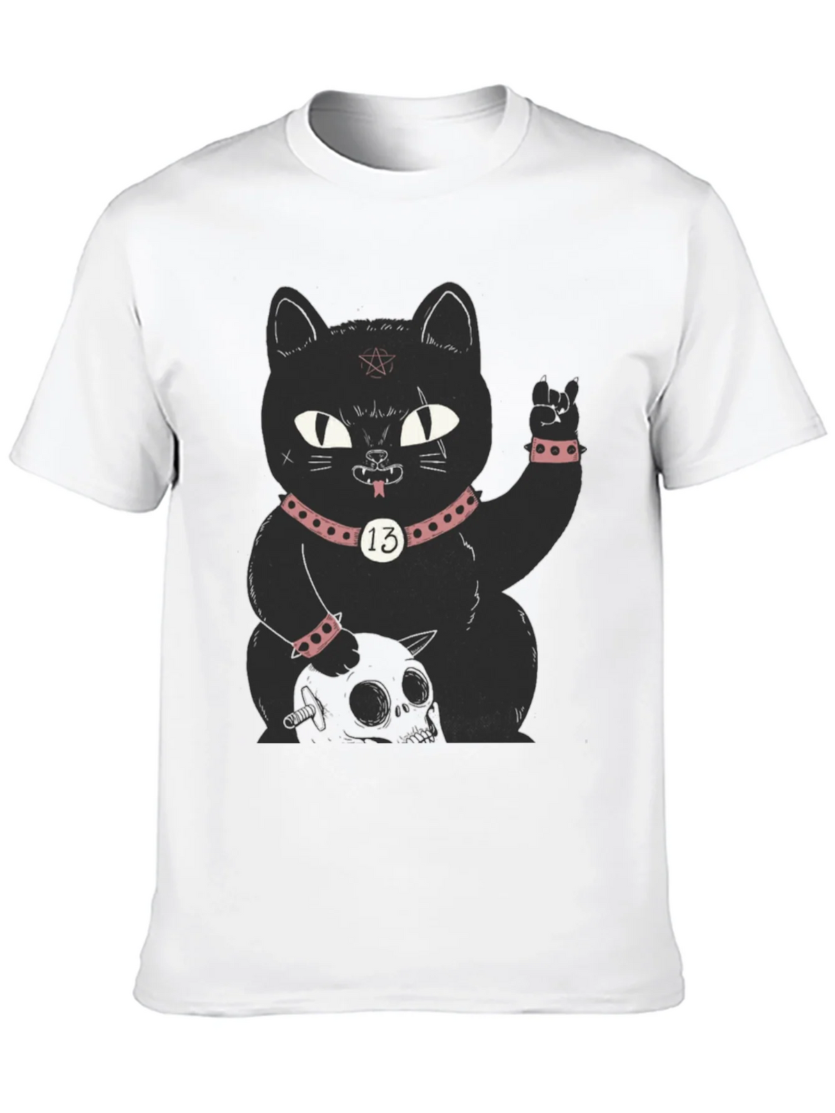 Gothic Black Cat T-Shirt - Rock On! product image 9
