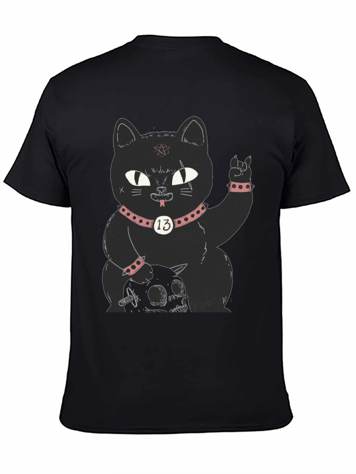Gothic Black Cat T-Shirt - Rock On! product image 4