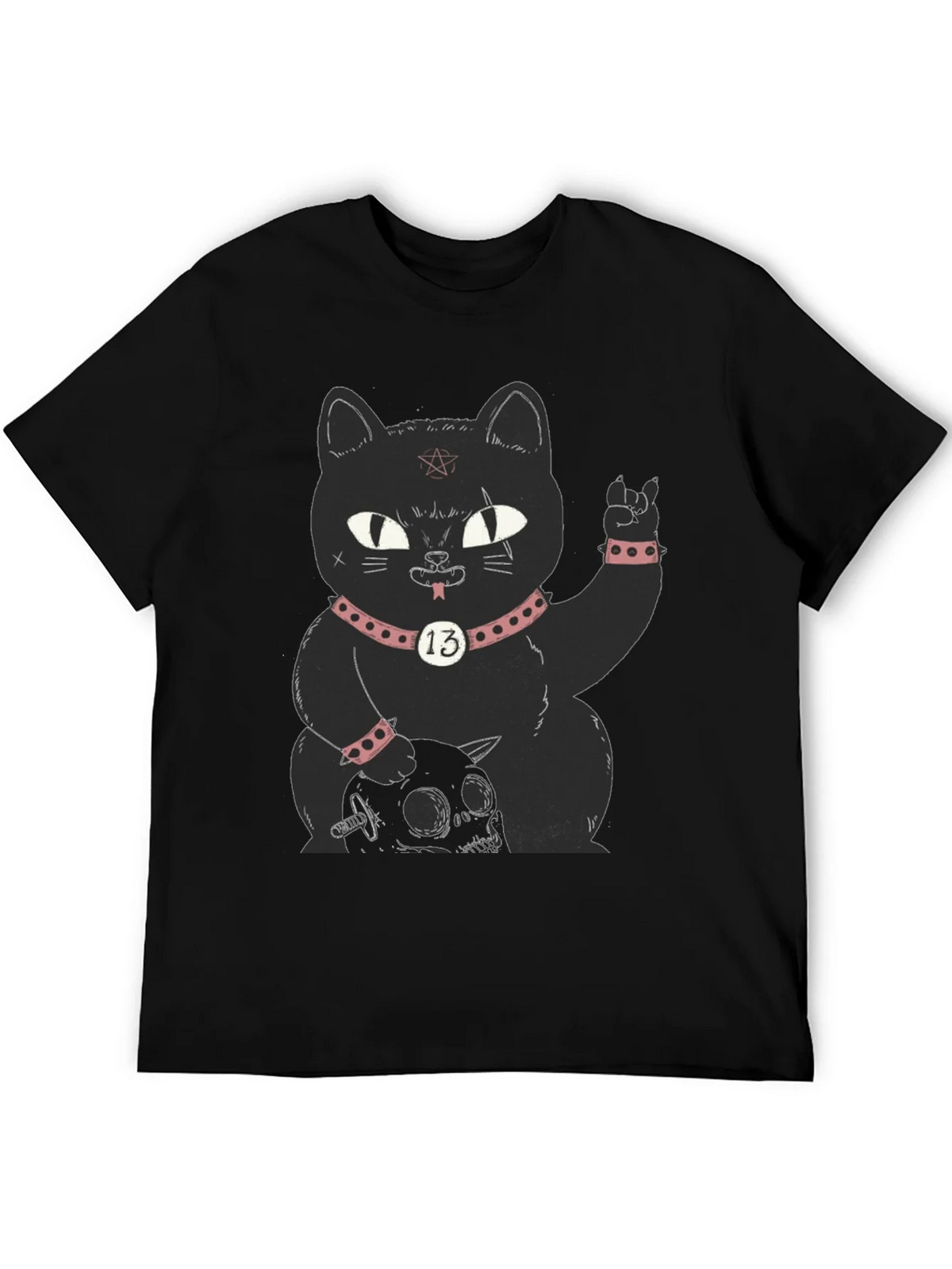 Gothic Black Cat T-Shirt - Rock On! product image 5
