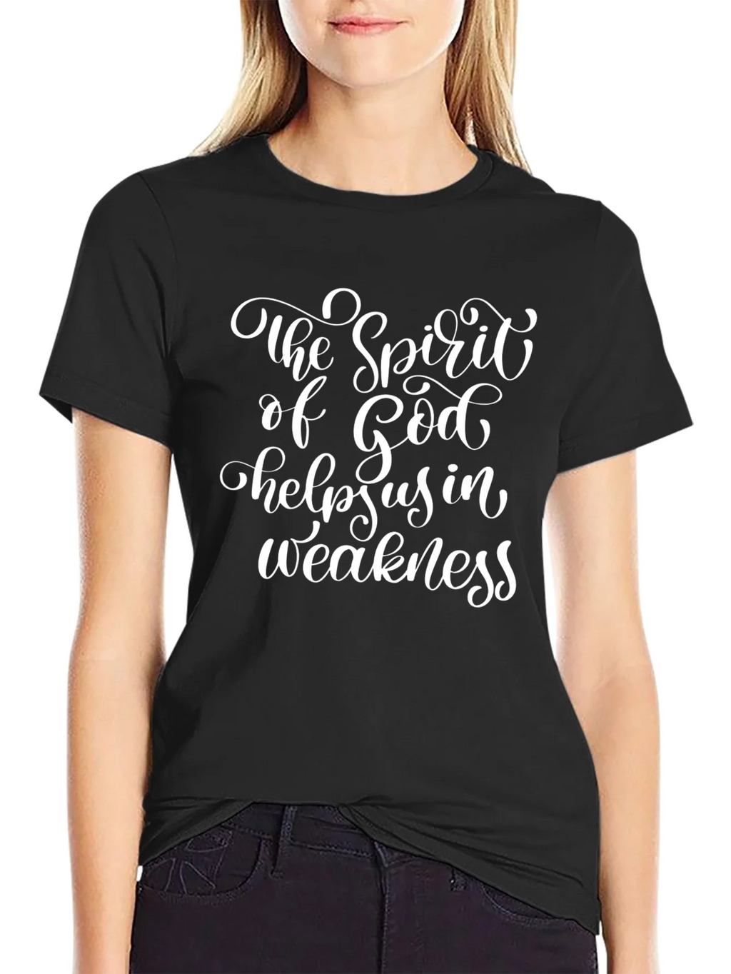 The Spirit of God Helps Us T-Shirt product image 2