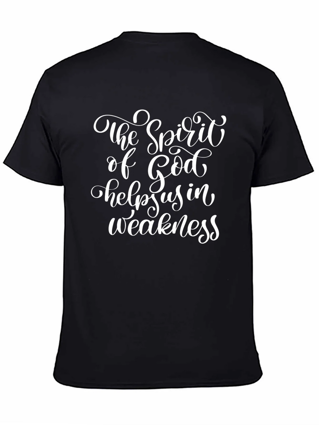 The Spirit of God Helps Us T-Shirt product image 4