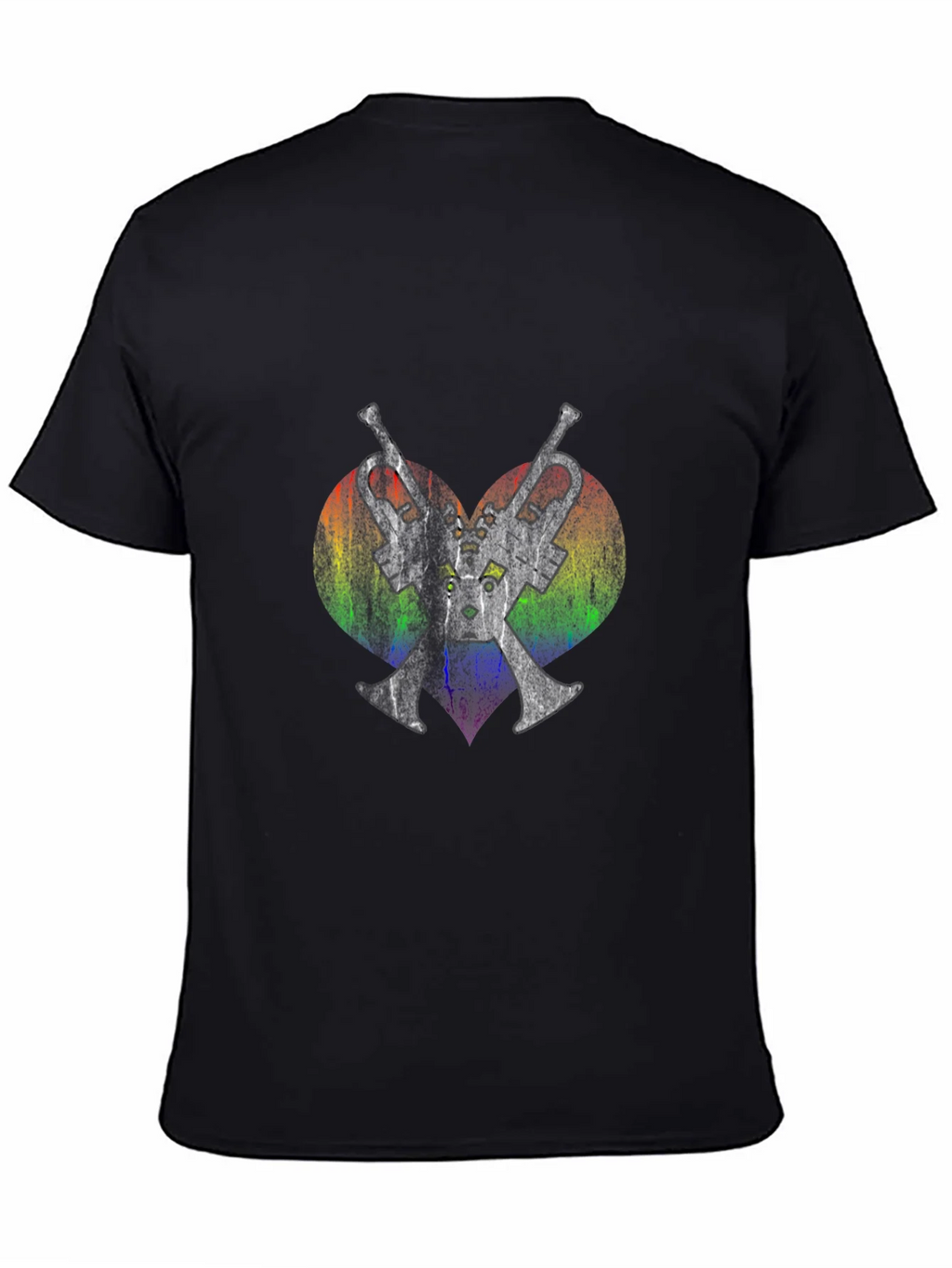 Rainbow Heart Trumpet T-Shirt product image 4